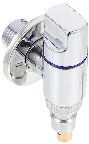 Gatuida Válvula de Cierre para Lavadora de Latón sin Plomo Anticorrosiva, Válvula de 1/2 Pulgada Núcleo Cerámico, Resistente para Instalación de Fontanería en Baño y Cocina, Mini Grifo Apertura Rápida