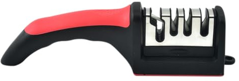 Luxshiny Affilacoltelli Portatile in Sezioni Affilacoltelli Manuale Leggero per Cucina Professionale Affila Forbici e da Strumento Multifunzione per Ristorante e Uso