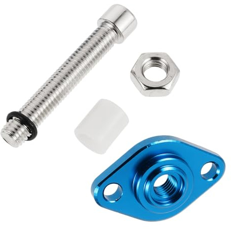 HOLIDYOYO Tendeur de Chaîne de Moto en Alliage d'Aluminium Bleu Réglable Galet et Boulon Compatible Quad et Hors-Piste Accessoire Essentiel pour Alignement et Maintien de Tension
