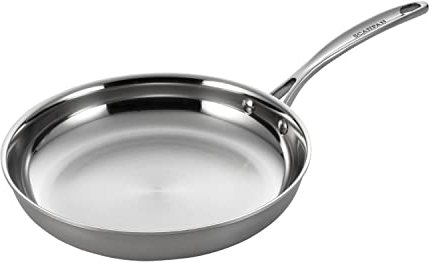 SCANPAN 74002600 Frying Pan, Stainless Steel, Silver