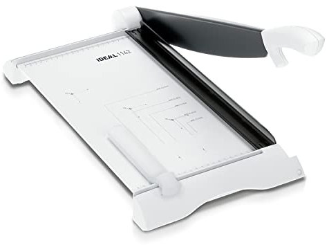 IDEAL 1142 Schneidemaschine, Hebelschneider, Papierschneider bis DIN A3, Tischgröße 250 x 430 mm, Schnittlänge 430 mm, Kapazität 15 Blatt