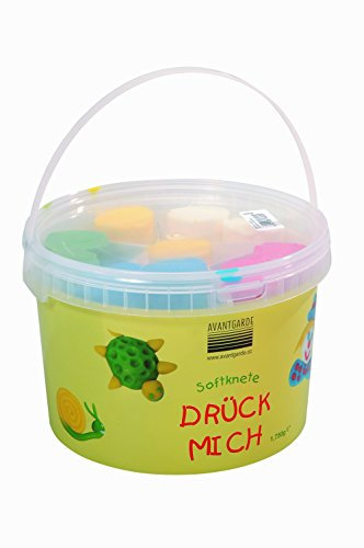 Soft Knete Modelliermasse MAXI Eimer gemischt