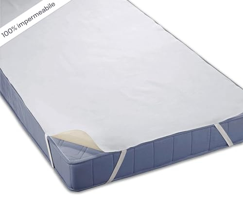 4myBaby Matratzenschutz Wasserdicht Matratzenschoner wasserdichte Betteinlage Molton (Oberschicht 100% Baumwolle) 60x120 cm bis 220x200 cm - 13 Größen