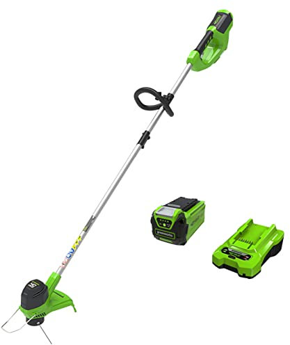 Greenworks 40V 12 Cordless String Trimmer, 0.065 Dual Line with Auto Feed, Variable Speed, Lightweight Weed Eater, 3-Year Warranty
