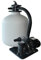 AquaForte Sandfilter Set SQ-300, Capacité de filtration 19 L, Matériau de filtration 20 kg (sable), Max. Débit 7,5 m3 p/h, 250 Watt, Max. Taille du bassin 24,5 m3, Équipé d'une vanne 6 voies en haut