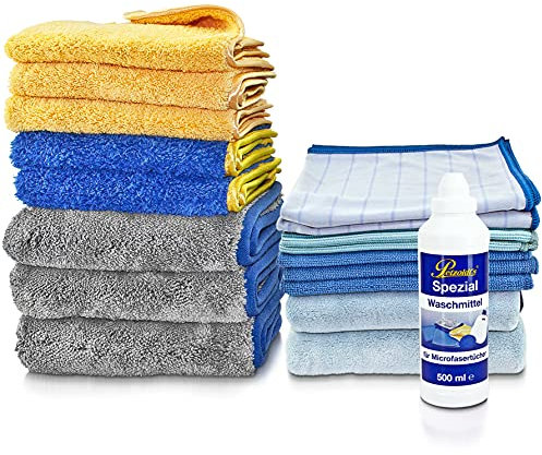 Petzoldt's Microfasertücherset zur Fahrzeugpflege