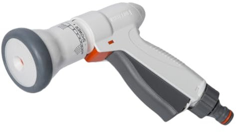 Bradas WL-EN8T 3 Funktionen Gartenbrause Sprühpistole, weiß, 10 x 10 x 3 cm