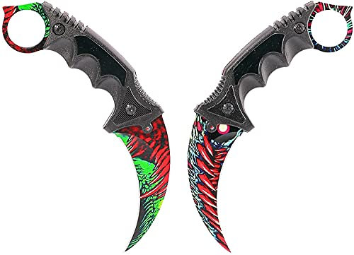 CS GO Karambit Elite - Hyperbeast - CSGO Knife Skin Counter Strike Global Offensive Jagdmesser - Bundle - Ariknives