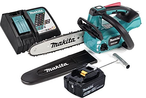 Makita DUC 254 RG1 Akku Kettensäge 18 V 25 cm Brushless + 1x Akku 6,0 Ah + Ladegerät