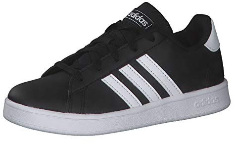 adidas Unisex-Kinder Grand Court K Tennisschuhe, Core Black FTWR White FTWR White, 40 EU