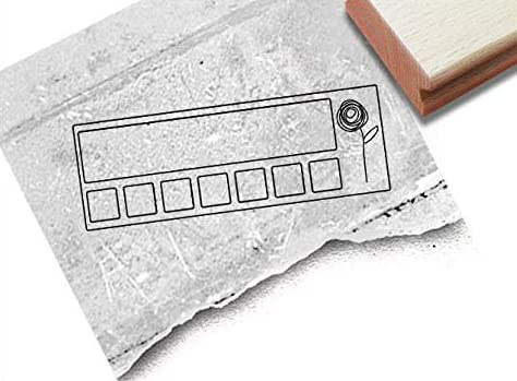 HABIT TRACKER Stempel Blume - stamp - Planer Stempel für Kalender BuJo Bullet Journal - Gewohnheits tracker -zAcheR-fineT