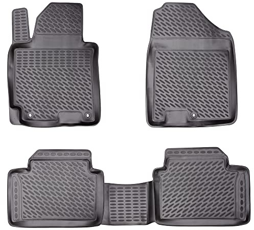 Elmasline Design 3D gummimattor set för KIA CEED III år från 2018 | Extra hög 5 cm kant