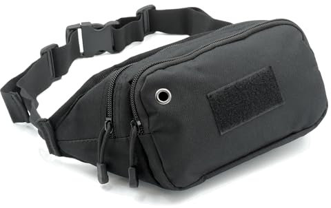 TacFirst Hüfttasche B280 EDC Bauchtasche Tactical Security Organizer (Schwarz)