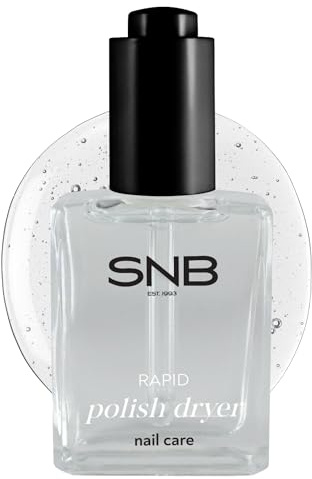 SNB Professional Schnelltrocknender Nageltrockner 15 ml – Beschleunigt das Trocknen von Nagellack – Einfache Anwendung mit Tropfflasche