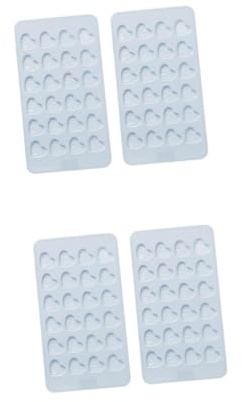 Cabilock 4pcs Egg Muffin Mould Jelly Mould Epoxy Mold Cupcake Non-Toxic and Odourless Silicone Material