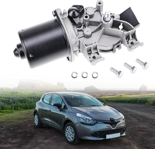 Scheibenwischermotor vorne kompatibel für Renault Clio MK2 3 Schrägheck 2005-2015 ersetzt # 7701061590 53567502