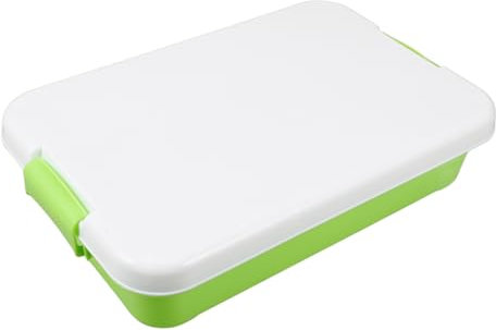 VANZACK Plastic Sand Tray Box for Boys and Girls Outdoor Use Portable Tray Lid Small Box Storage Funny Toys for Beach and Garden Play