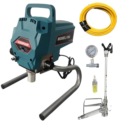 LADECNERHT Airless - Pulverizador De Pintura (2,0 litros/Min, S-istema De Pulverización De Pintura para Pared, 950 W/220 V/22.7 Mpa, Pulverizador Sin Aire