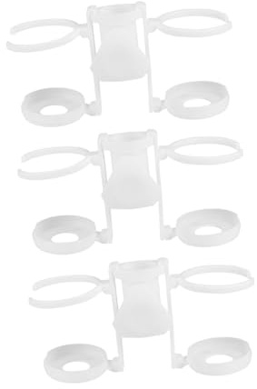 SUPVOX Portavasos Abs para Sombrilla de Playa, 3 Piezas, Soporte Portátil para Exteriores, Fijación sin Daños, Adecuado para Piscina y Jardín