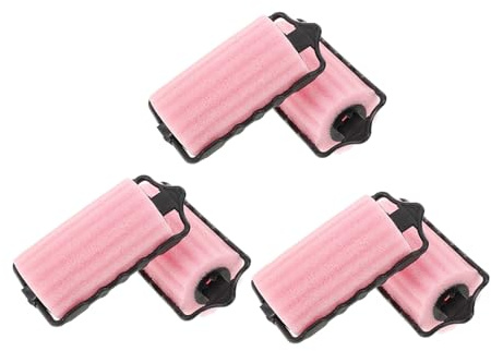 WEKADRIN Rulos de Esponja Cabello 6piezas, Suaves Daño, Cómodos para Uso en Casa, Ideales para Mujeres y Peinados Nocturnos Fáciles