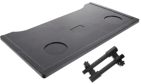 SHERCHPRY Plateau de Fauteuil Roulant Amovible Plastique Épais avec Porte-gobelet Accessoire Pratique pour Manger Lire et Écrire Installation Facile pour Personnes Âgées et Handicapées