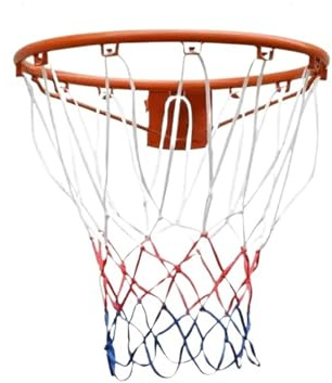 Red De Baloncesto PortáTil Aro de Baloncesto Acero Multiusos Estable y Engrosado Resistente al Desgaste Suministros(45cm)