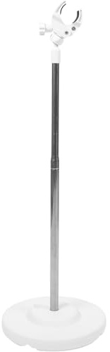 Angoily Supporto Regolabile per Phon Animali in Acciaio Inox e Plastica con Morsetto 6cm Base Robusta per Toelettatura Cani e Gatti a Casa in Salone