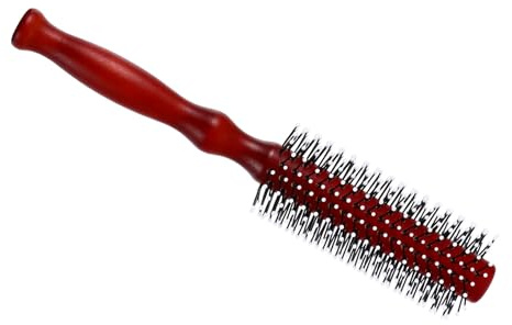 TOPPERFUN Hairdressing Comb med Trähandtag Nylonborste för Hårmassage Lätt och Smidig Stylingkam för Skonsam Hårvård och Volym Present till Kvinnor