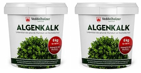 DER SIEGER 09/2020 Veddelholzer 12kg Bio Algenkalk 100% reines Pulver aus Meeresalgen stärkt Widerstandskraft & Regeneration des Buchsbaum beim Buchsbaumzünsler Buchsbaumdünger Naturdünger