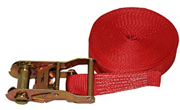 lasiprofi Zurrgurt MT2000 mit Druckratsche Gurtbreite 35 mm Gurtlänge 8 Meter Rot