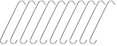 Keenso Chain Hooks, 10 Pieces Stainless Steel Bicycle Chain Rivet Tool Bicycle Chain Breaker Spliter Link Remover Chain Repairing Tool for Chain Repairing Bicycle Repair Hardware Tools