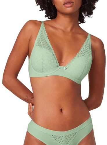 Triumph Damen Aura Spotlight T WP Bra, Silky Green, 80E