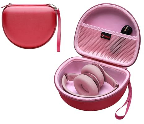 XANAD Kopfhörer Tasche Over Ear Schutzhüllen Case (Rosa)