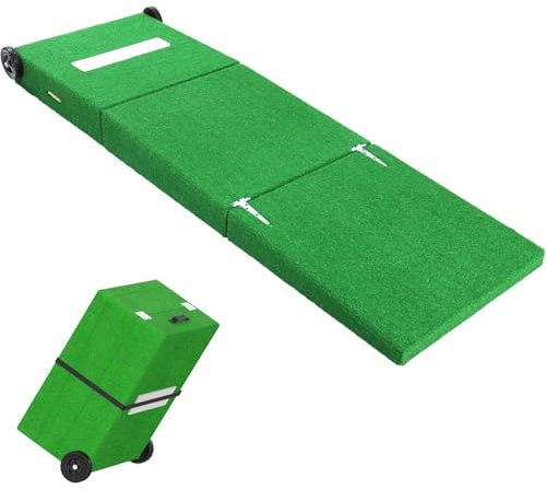 Baseball & Softball Pitching Trainers, Portable Pitching Mounds for Baseball Pitchers, Baseball Accessories Pitcher's Mound with Rubber & Wheels, Softball Pitching Training Mound for Indoor Outdoor