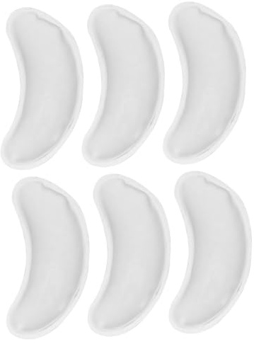 ORFOFE 6 Stück Gel Augenpads Kühlend und Erhitzbar 6stücke Augenkältepflaster aus Pvc für Home und Work Anwendung gegen Augenringe und Schwellungen