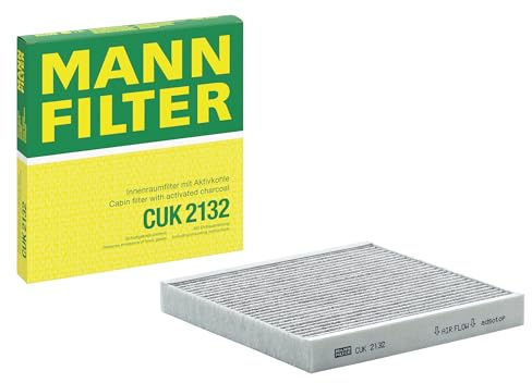 MANN-FILTER, CUK 2132 Innenraumfilter, mit Aktivkohle | Für PKW, Staub- und Pollenfiltration, Geruchsreduzierung, Echte OE-Technologie