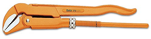 BETA 375 410 - Giratubi modello svedese con ganasce parallele a 45° in acciaio forgiato