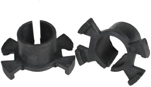 sourcing map Car Vehicle H1 Xenon HID Bulb Adapter Holder Spare Part 2 Pcs