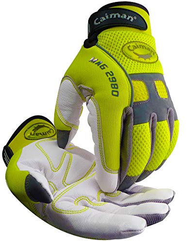 Kaimane weiß Ziegenleder, öffentlichkeitswirksamer, Multi-/Mechaniker X-Large