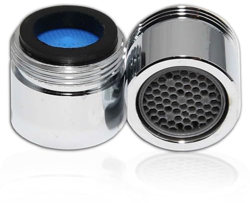 Wasserhahn Luftsprudler 18 mm Steckanschluss, 6 l pro Minute, Wasser, energiesparend, Chrom
