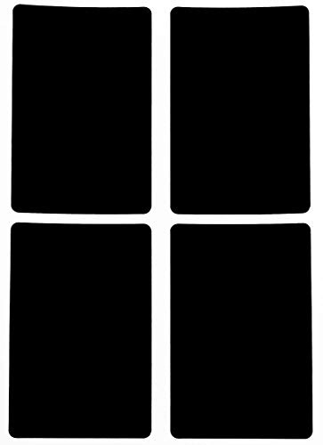 Royal Green Rectangular Inventory Labels Stickers 7.5 cm x 5 cm inches in Black (75mm x 50mm) - 200 Pack