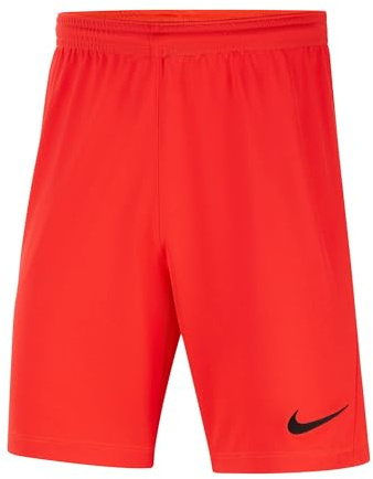 Nike Park 3 Shorts, Crimson Brillant/Noir, M Mixte Enfant