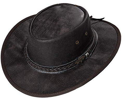 Stars und Stripes Lederhut Westernhut Cowboyhut »Blake«