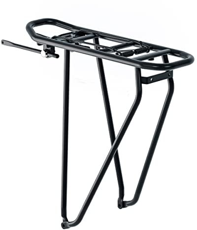 Tubus Unisex – Erwachsene Racktime System-Gepäckträger, Schwarz, Einheitsgröße