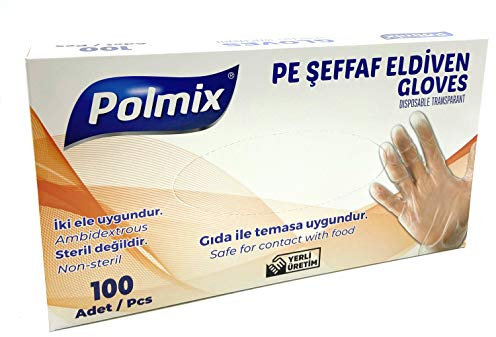 CLEO STYLE 200 guanti monouso Pe – Guanti in plastica 950