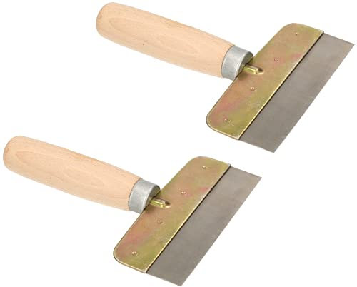 KOTARBAU® Raschietto per Togliere Pittura 120 mm con Manico in Legno Robusto Strumento per Sverniciare Pitture Vernici per Lavori di Finitura