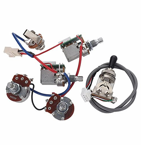 Gitarrenkabelbaum 1 Set E-Gitarren-Pickup Pro Wiring Harness Push Pull Pots Mit 2 Humbucker-Setup Für Epi Les Paul