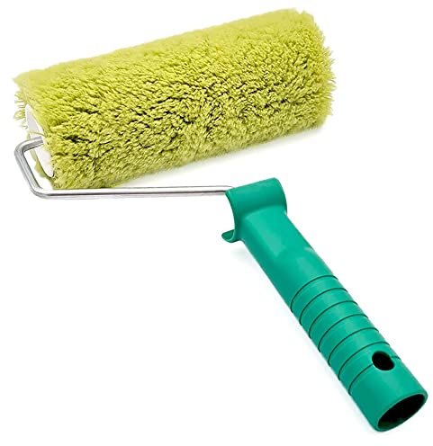 Ynkus - Pintar Paredes Rugosas, Gotelé, Fachadas y Muros | Rodillo Poliamida Hilo Verde (18cm)