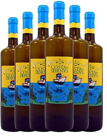 Villanueva Costa das Dornas Albariño 75 cl Vino blanco (Caja de 6 Botellas de 75 cl)