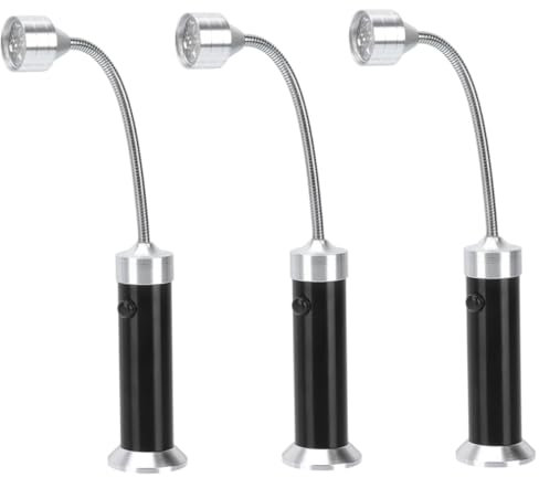 Yardwe 3stücke Grilllicht Mit Flexiblen Led-schlauchleuchte Tragbare Grilllampe Für Außenbereich Multifunktionslicht Mit Starker Magnethalterung Für Grillen Und Camping